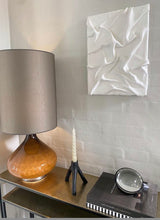 Indlæs billede til gallerivisning DRAPE ON CANVAS, WHITE, 30X40 CM 
